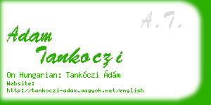 adam tankoczi business card